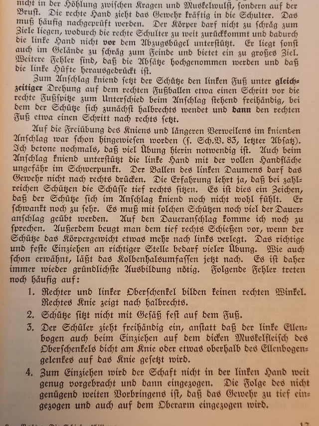 Die Schießausbildung. Winke, Mittel und Wege zur Ausbildung im Schul ...