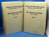 Akten der Reichskanzlei. Die Regierung Hitler, Teil I: 1933-1934. - Band I+2