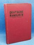 Deutsche Rangliste umfassend das gesamte aktive Offizierkorps der deutschen Armee und Marine und seinen Nachwuchs - Nach dem Stande vom 26. November 1909.