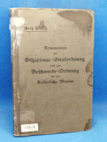 Commentary on the disciplinary penal code of April 24, 1914, and on the complaints code of December 30, 1895 for the Imperial Navy.