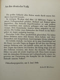 Der Grossdeutsche Freiheitskampf. Reden Adolf Hitlers. Band I+II in einem Band gebunden.