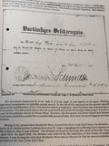 German Iron Cross Documents of World War I.