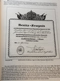 German Iron Cross Documents of World War I.