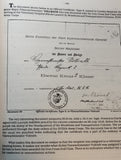 German Iron Cross Documents of World War I.