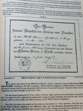 German Iron Cross Documents of World War I.