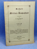 Supplement to the Military Weekly // Thematic articles including: The Cossacks and the Russian Cavalry, with folding map