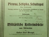 Beiheft zum Militär-Wochenblatt: Themenbeiträge: Plewna,Schipka,Sebastopol - eine Studienreise/Militärische Reifeeindrücke aus Schweden