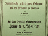 Beiheft zum Militär-Wochenblatt// Themenbeiträge u.a: Scharnhorsts militärisches Testament/Aus dem Leben des Generalleutnant Heinrich v. Schönfeldt