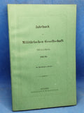 Yearbook of the Military Society of Munich. Year 1897/98. Contents: Siege of Mainz 1689/ Bagneux 1870/71/ Journey in Asia Minor.