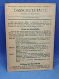 14. Volkssporttafel. Gas protection board