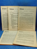 Feldgrau. Communications from a working group. Complete 1965 year in 5 issues. Contents: Structure of an anti-aircraft battery 1938-39/ The Oase field newspaper of the German Afrika Korps/ Deployment of the Nebeltruppe