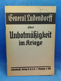 Über Unbotmäßigkeit im Kriege.