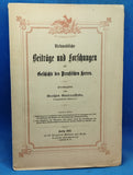 Documentary contributions and research on the history of the Prussian army. Issue 4.