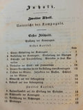 Pocket book of weapons instruction for the Royal Bavarian Infantry. Part 2. Rare original work from 1849!