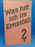 What do I do in an emergency? An educational document for the German people