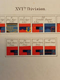 Das deutsche Bundesheer in charakteristischen Gruppen. 9 großformatige und handkolorierte Lithographien im Sammelband. Seltene Rarität!