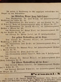 Military Newspaper of the Year 1864, Volume XVII, complete from Nos. 1-105. A first-class reference work of the Imperial and Royal Army with military reports from Austria and other European states (including Prussia).