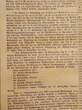 Military Newspaper of the Year 1864, Volume XVII, complete from Nos. 1-105. A first-class reference work of the Imperial and Royal Army with military reports from Austria and other European states (including Prussia).