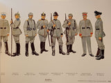 Germany's army in field-gray war and peace uniforms. Reprint of the 1916 PM Weber edition.