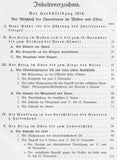 Der Weltkrieg 1914 bis 1918. Die militärischen Operationen zu Lande. Sechster Band. Der Herbstfeldzug 1914. " Der Abschluß der Operationen im Westen und Osten ".Bearbeitet im Reichsarchiv