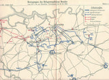 Der Weltkrieg 1914 bis 1918. Die militärischen Operationen zu Lande. Fünfter Band. Der Herbst-Feldzug 1914. " Im Westen bis zum Stellungskrieg / Im Osten bis zum Rückzug ".Bearbeitet im Reichsarchiv.