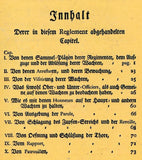 Erneuertes Wacht- und Dienst-Reglement vor die Garnison in der Residenz-Stadt und Vestung Dreßden, de Anno 1777