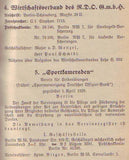 Pocketbook for members of the Reich Association of German Officers (RDO) 1936-1937