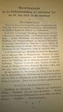 Festschrift commemorating the regimental day of the former Karlsruhe field artillery regiments and their war formations as well as the unveiling of the memorial for those who fell in the World War 1914-18.