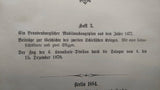 War History Individual Writings, Issues 1 - 3 bound in one volume! Napoleon / War 1870-71 / Frederick the Great