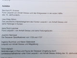 Fürst Leopold I. von Anhalt-Dessau (1676-1747) "Der Alte Dessauer". Ausstellung zum 250. Todestag.