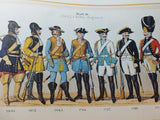 Württemberg uniforms from 1638 to 1854.