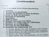 Der Feuerkampf des s.M.G. Feuerbefehle und Tätigkeiten in offener und verdeckter Feuerstellung. Kriegsausgabe 1940!!