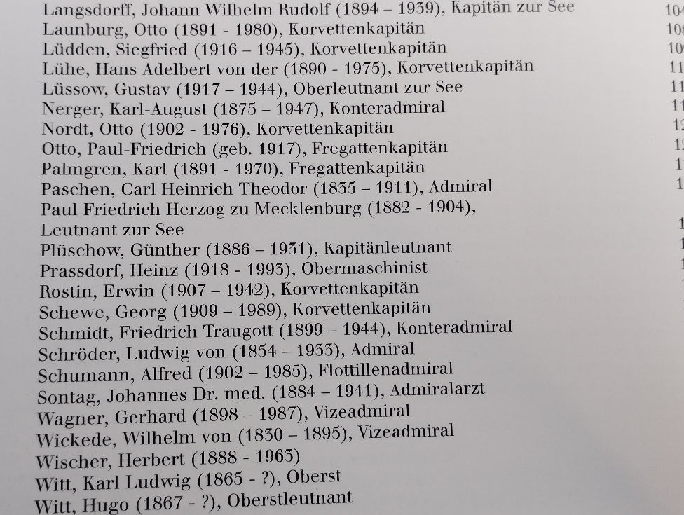 Marineoffiziere aus MecklenburgVorpommern 18491990 Zeughaus Braun