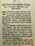 Des Königs von Preussen Majestät Unterricht von der Kriegs-Kunst an seine Generals. Reprint-Ausgabe!