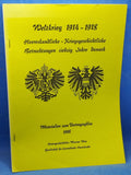 Materials for the lecture series 1988: World War 1914-1918: Military and War History Considerations Seventy Years Later