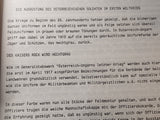 Materials for the lecture series 1988: World War 1914-1918: Military and War History Considerations Seventy Years Later