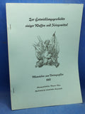 Zur Entwicklungsgeschichte einiger Waffen und Kriegsmittel. Materialien zum Vortragszyklus 1985.
