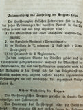 Das achte Armee-Corps des deutschen Bundesheeres im Jahr 1840. Eine Übersicht der Hauptzweige der Militär-Verfassung - der Uniformierung und Bewaffnung