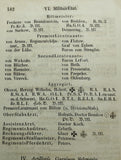 Grosherzoglich Mecklenburg - Schwerinscher Staats - Kalender 1863. Acht und Achtzigstes Jahr.Theil 1+2,so komplett. Theil I: Personal - Staat.Theil II: Statistisch - topographisches Jahrbuch des Grosherzogthums Mecklenburg - Schwerin.