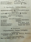 Grosherzoglich Mecklenburg - Schwerinscher Staats - Kalender 1863. Acht und Achtzigstes Jahr.Theil 1+2,so komplett. Theil I: Personal - Staat.Theil II: Statistisch - topographisches Jahrbuch des Grosherzogthums Mecklenburg - Schwerin.