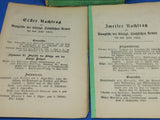 Rangliste der Königlich Sächsischen Armee für das Jahr 1865. Mit den Nachträgen 1 und 2.