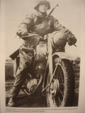 Wehrmacht motorcycles. 1935-1945. German and captured solo and sidecar machines in use and in models.