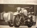 Wehrmacht motorcycles. 1935-1945. German and captured solo and sidecar machines in use and in models.