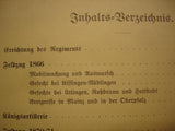 Das Königlich Bayerische 4.Feldartillerie-Regiment "König". Ein Rückblick auf seine 50jährige Entwicklung 1859-1909.
