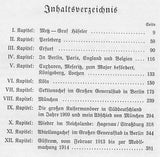 Lern- und Lehrjahre in Front und Generalstab.Die Friedensjahre ab 1896 bis zur Mobilmachung 1914 .