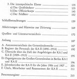 Der politisierende Generalstab. Die friderizianischen Kriege in der amtlichen deutschen Militärgeschichtsschreibung 1890 - 1914.
