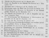 Examples of war history from German war history from 1813 to 1877. Following the tactical guidelines introduced at the royal war schools.