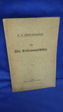 K.B. Schießschule. Nur für den Dienstgebrauch! Über Entfernungsschätzen. Seltene Orginalschrift, nur von der K.B. Schießschule ausgegeben!