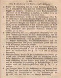 Military Replacement Instruction for the North German Confederation, March 26, 1868.