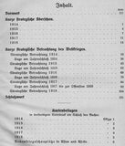 Kurzer Strategischer Überblick über den Weltkrieg 1914-1918.